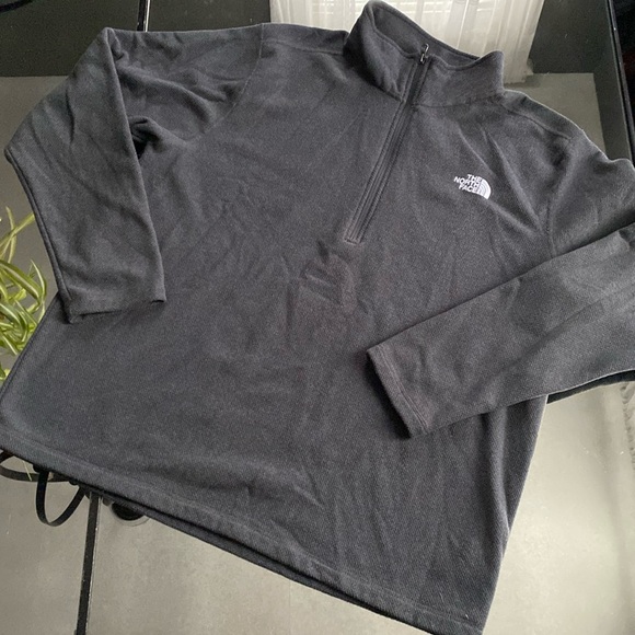 The North Face Men's Gray 1/4 Zip Fleece Pullover, Size XXL - Picture 1 of 7